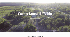 Desktop Screenshot of lomadevida.org