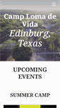Mobile Screenshot of lomadevida.org