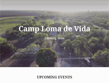 Tablet Screenshot of lomadevida.org
